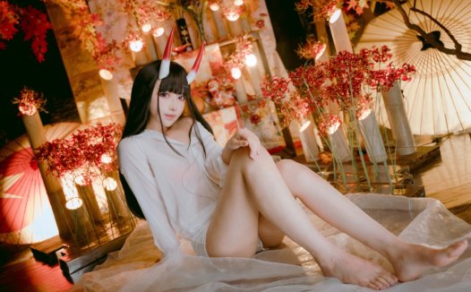 Shika小鹿鹿cos~能代六叠间 cosplay写真图片欣赏