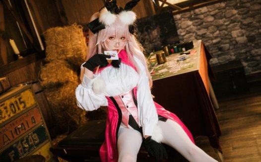 瓜希酱cos~高扬斯卡娅 cosplay写真图片欣赏