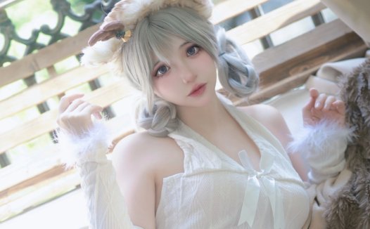 疯猫ss cos~圣诞特典&白色毛衣 cosplay写真图片欣赏